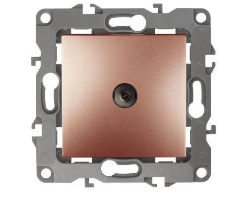 Розетка TV проходная 12-3102-14 IP20 медь ЭРА (Б0027439)