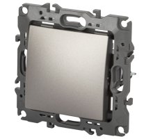 Выключатель 1-кл. 12-1101-16 250В 10АХ серия 12 титан ЭРА (Б0065708)