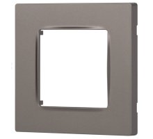 Рамка на 1 пост 12-5201-16, классик, серия 12 титан ЭРА (Б0067778)