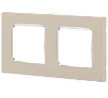Рамка на 2 поста 12-5202-02, классик, серия 12 слоновая кость ЭРА (Б0067690)