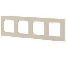 Рамка на 4 поста 12-5204-02 классик, серия 12 слоновая кость ЭРА (Б0067749)