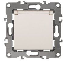 Розетка 12-2103-02 16А IP20 250В 2P+E серия 12 слоновая кость Schuko (Б0014694)