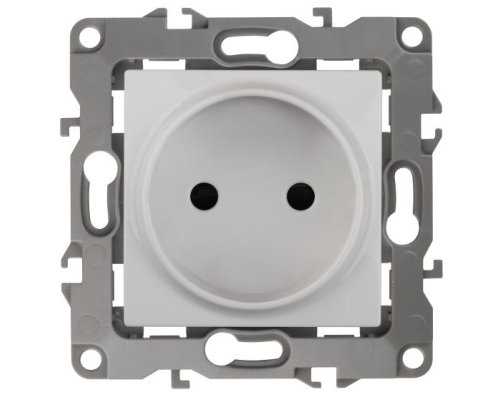 Розетка 12-2105-01 16А IP20 250В 2P серия 12 белый ЭРА (Б0018254)