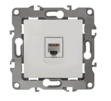 Розетка RJ11 12-3105-01 IP20 серия 12 белый ЭРА (Б0014711)