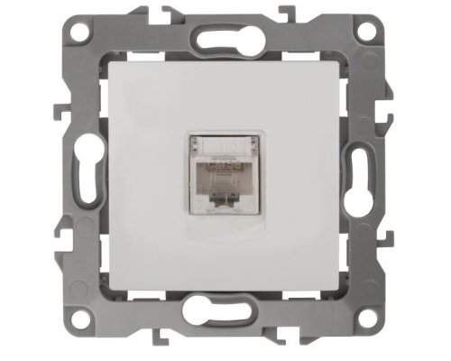 Розетка RJ45 12-3107-01 IP20 серия 12 белый ЭРА (Б0014723)