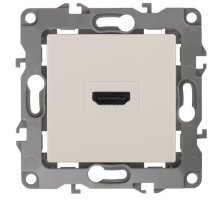 Розетка HDMI 12-3114-02 IP20 серия 12 слоновая кость ЭРА (Б0027482)