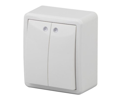 Выключатель 2-кл. ОУ Эксперт IP20 11-1205-01 250В 10АХ белый ЭРА (Б0020666)