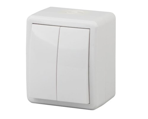 Выключатель 2-кл. ОУ Эксперт IP54 11-1404-01 250В 10АХ белый ЭРА (Б0020675)