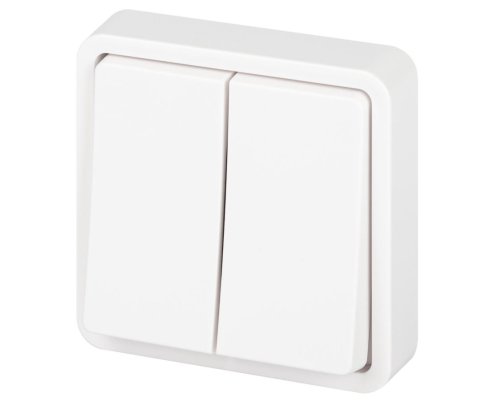 Выключатель 2-кл. СУ Эксперт IP55 11-1524-01 250В 10АХ белый ЭРА (Б0063271)