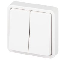 Переключатель 2-кл. СУ Эксперт IP55 11-1526-01 250В 10АХ белый ЭРА (Б0063248)