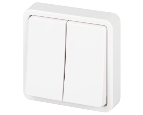 Переключатель 2-кл. СУ Эксперт IP55 11-1526-01 250В 10АХ белый ЭРА (Б0063248)