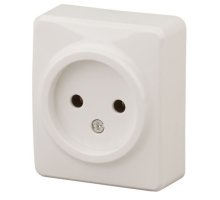 Розетка ОУ Эксперт 11-2201-02 16A IP20 250В 2P слоновая кость ЭРА (Б0031552)