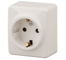 Розетка ОУ Эксперт 11-2203-02 16А IP20 250В 2P+E слоновая кость Schuko (Б0020686)