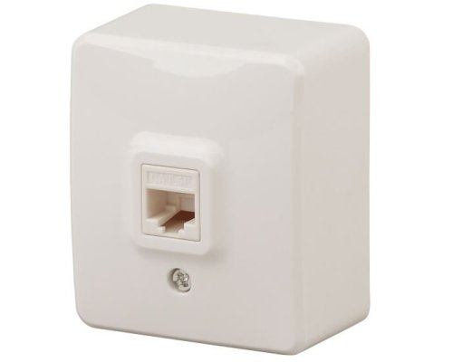 Розетка RJ45 ОУ Эксперт 11-3203-02 IP20 слоновая кость ЭРА (Б0020731)