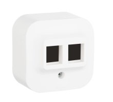 QUTEO Адаптер для розеток RJ45 Keystone белый (782226)
