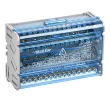 Шины на DIN-рейку (кросс-модуль) ШНК 4х15 3L+PEN TEKFOR (TF-DN10-4-15-125)