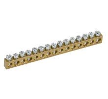Шина нулевая TEKFOR сечение 6х9 15 отверстия (TF-KP00D-SN-15)