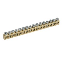 Шина нулевая TEKFOR сечение 6х9 16 отверстия (TF-KP00D-SN-16)