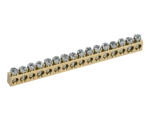 Шина нулевая TEKFOR сечение 6х9 16 отверстия (TF-KP00D-SN-16)