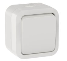 TORS Выключатель кнопочный TS310 открытой установки 10А IP55 белый (TS-V14-0-10-55-K01)