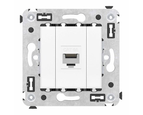 Розетка RJ-45 кат.6A одинарная Avanti белое облако (4400673)