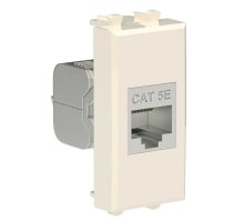Розетка RJ-45 кат.5е экранированная 1 модуль Avanti ванильная дымка (4405761)