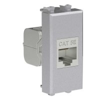 Розетка RJ-45 кат.5е экранированная 1 модуль Avanti закаленная сталь (4404761)