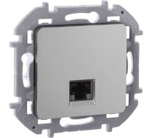 Inspiria розетка компьютерная RJ45, 5e UTP, скрытой установки, алюминий (673827)