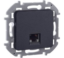 Inspiria розетка компьютерная RJ45, 6 UTP, скрытой установки, антрацит (673833)