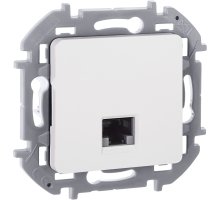 Inspiria розетка компьютерная RJ45, 6 UTP, скрытой установки, белый (673830)