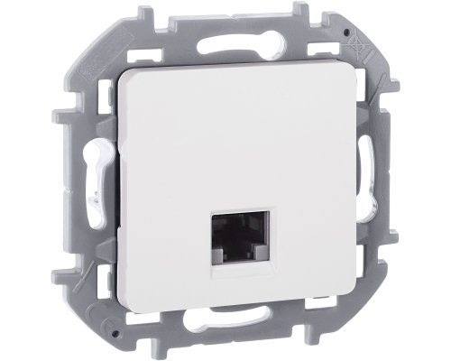 Inspiria розетка компьютерная RJ45, 6 UTP, скрытой установки, белый (673830)
