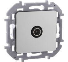 Inspiria розетка TV оконечная, скрытой установки, алюминий (673872)