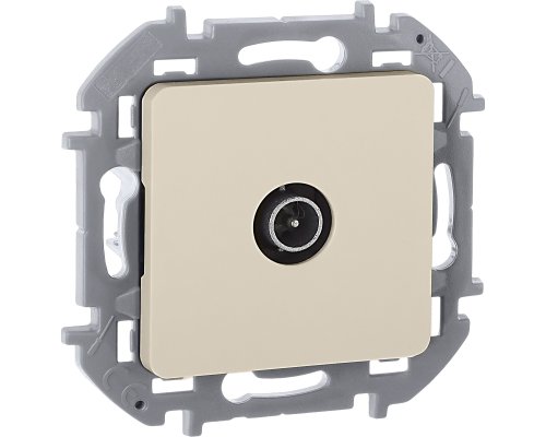 Inspiria розетка TV оконечная, скрытой установки, слоновая кость (673871)