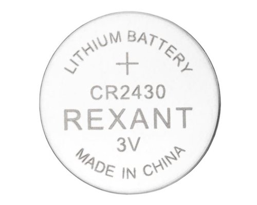 Батарейка литиевая CR2430 3В REXANT (39-1109)