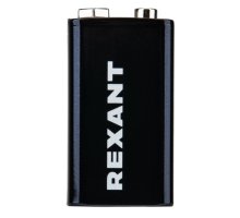 Батарейка алкалиновая 6LR61 Крона 9В REXANT (39-1061)
