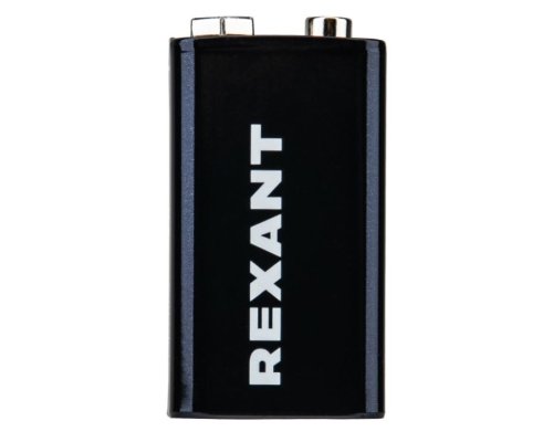 Батарейка алкалиновая 6LR61 Крона 9В REXANT (39-1061)