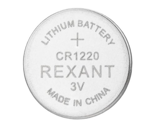 Батарейка литиевая CR1220 3В REXANT (39-1102)