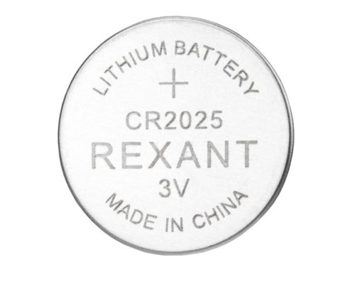 Батарейка литиевая CR2025 3В REXANT (39-1107)