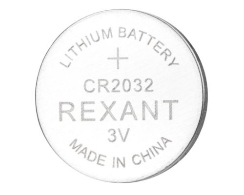 Батарейка литиевая CR2032 3В REXANT (39-1114)