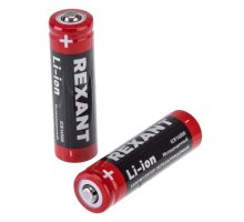 Аккумулятор Li-ion 14500, 3,7В, 750мАч, без платы защиты, высокий контакт, REXANT (30-2050)