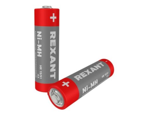 Аккумулятор Ni-MH AA/HR6, 1,2В, 2300мАч, блистер REXANT (30-1423)