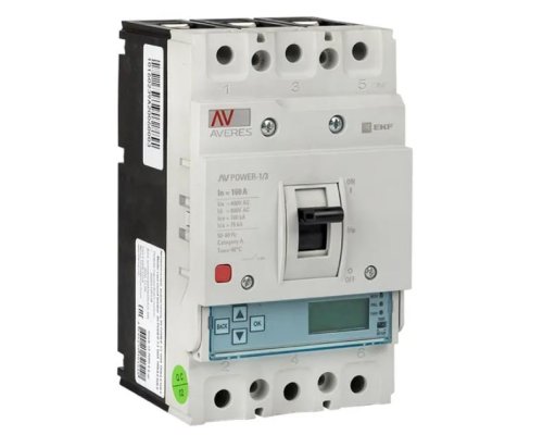 AV-POWER-1/3 160А 50кА ETU6.0 (mccb-13-160-6.0-av)
