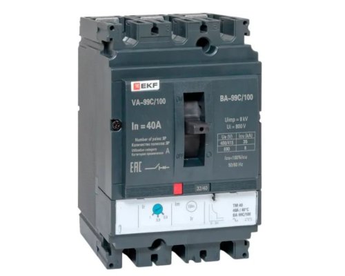 ВА-99C 100/40А 3P 35кА (mccb99C-100-40)
