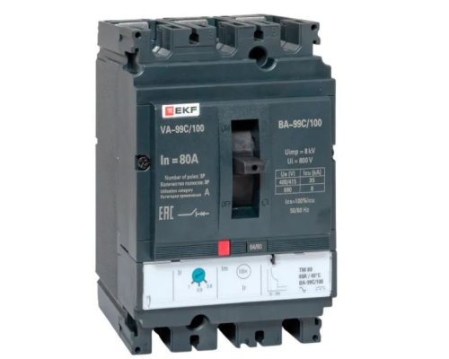 ВА-99C 100/80А 3P 35кА (mccb99C-100-80)