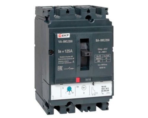 ВА-99C 250/125А 3P 45кА (mccb99C-250-125)