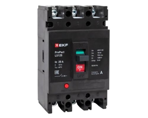 LS125 18кА 3P 20А ProPact (mccb-125-18-3-20-ls)