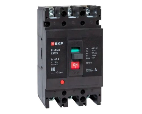 LS125 18кА 3P 40А ProPact (mccb-125-18-3-40-ls)
