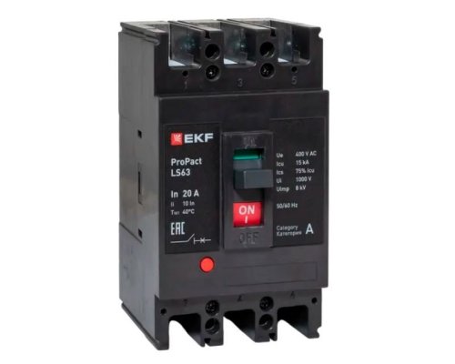 LS63 15кА 3P 20А ProPact (mccb-63-15-3-20-ls)