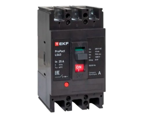 LS63 15кА 3P 25А ProPact (mccb-63-15-3-25-ls)