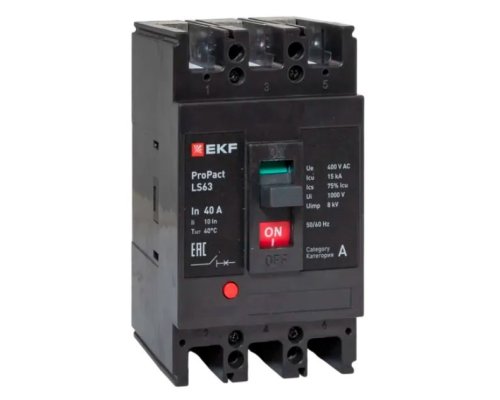 LS63 15кА 3P 40А ProPact (mccb-63-15-3-40-ls)